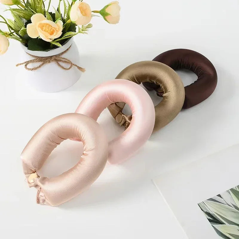 Heatless Satin Hair Curling Rod – No Heat Overnight Curls
