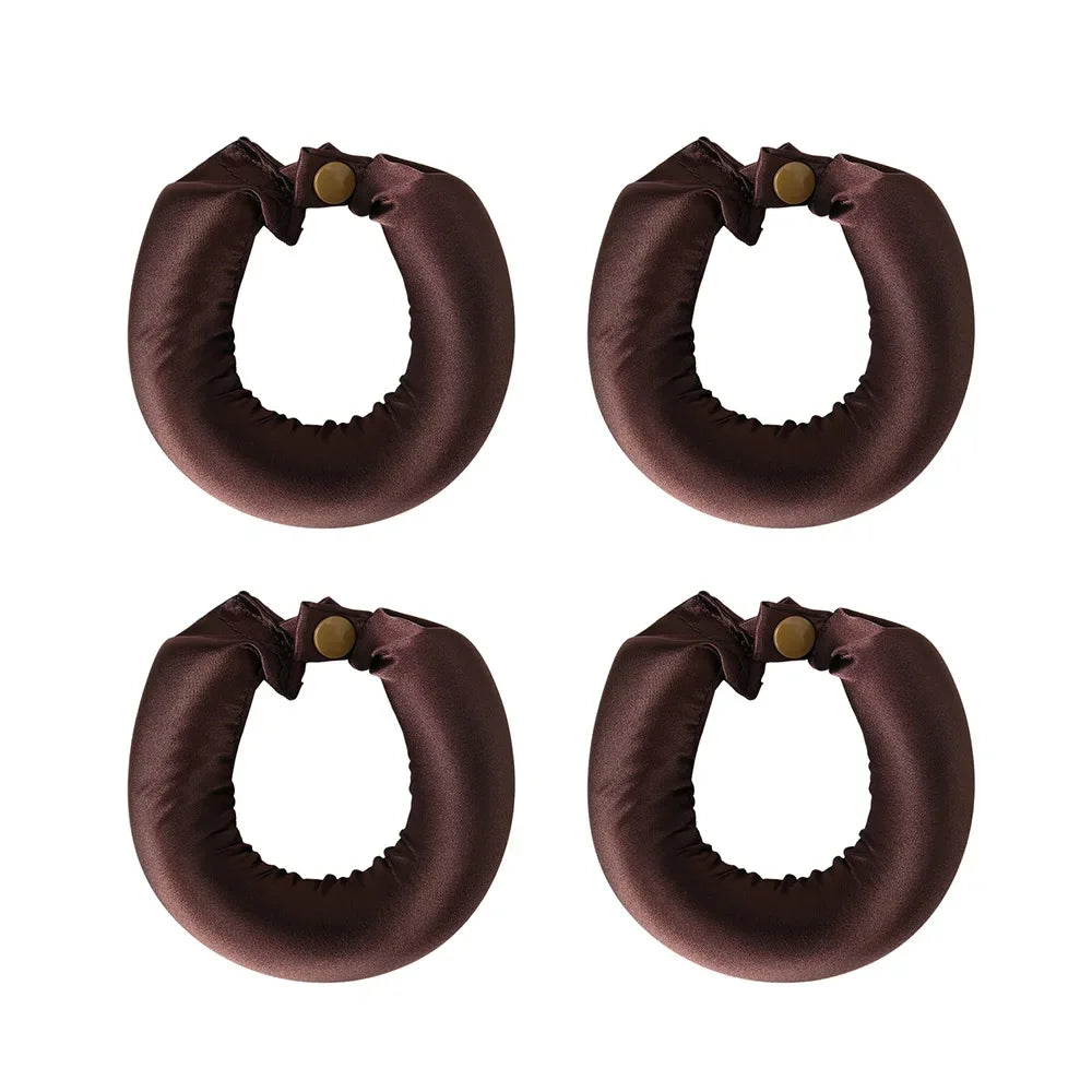 Heatless Satin Hair Curling Rod – No Heat Overnight Curls